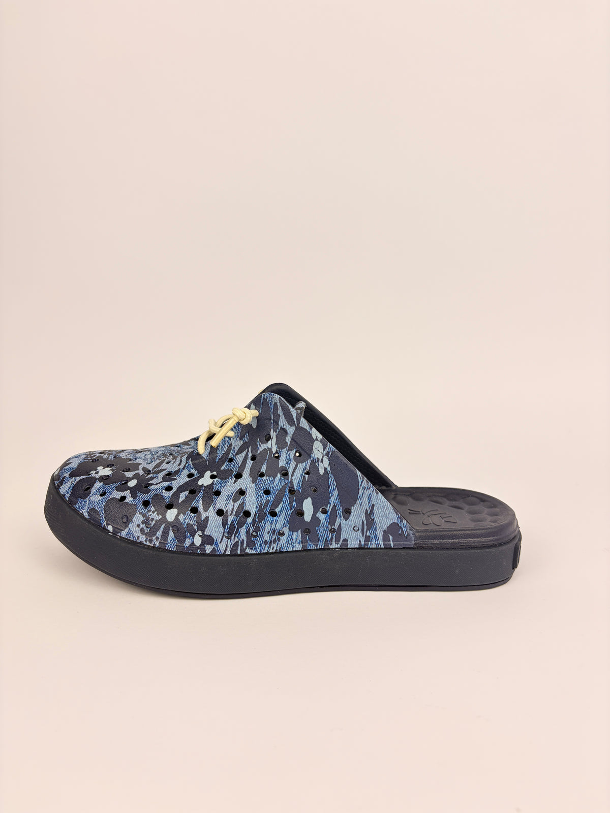 Joybees Weekend Mule Denim Floral