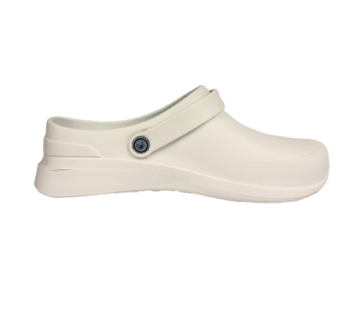 Joybees Work Clog White