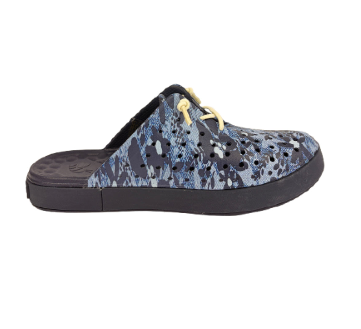 Joybees Weekend Mule Denim Floral