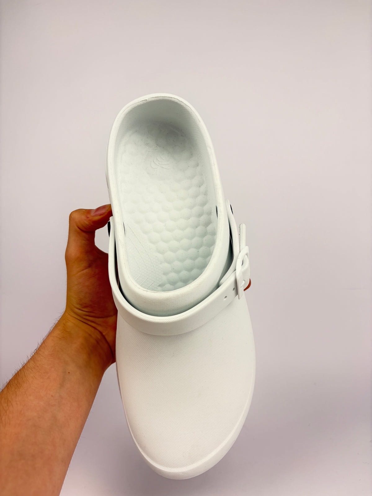 Joybees Work Clog White