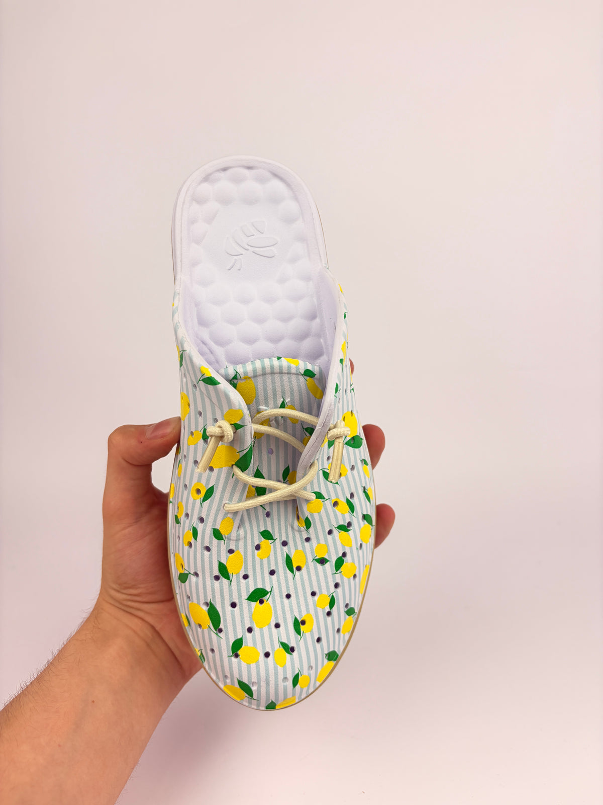 Joybees Weekend Mule Lemon Stripe