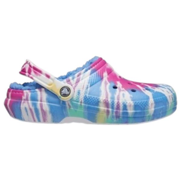 Crocs Classic Lined Tie Dye Clog Blue